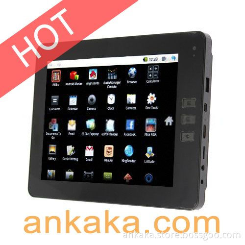 Tab T8-Black: Android2.2 Tablet PC, Flash10.1, Wifi, 8" Touch Screen, 1.2 GHz CPU, 512MB DDR2 RAM, 1080P HDMI Output
